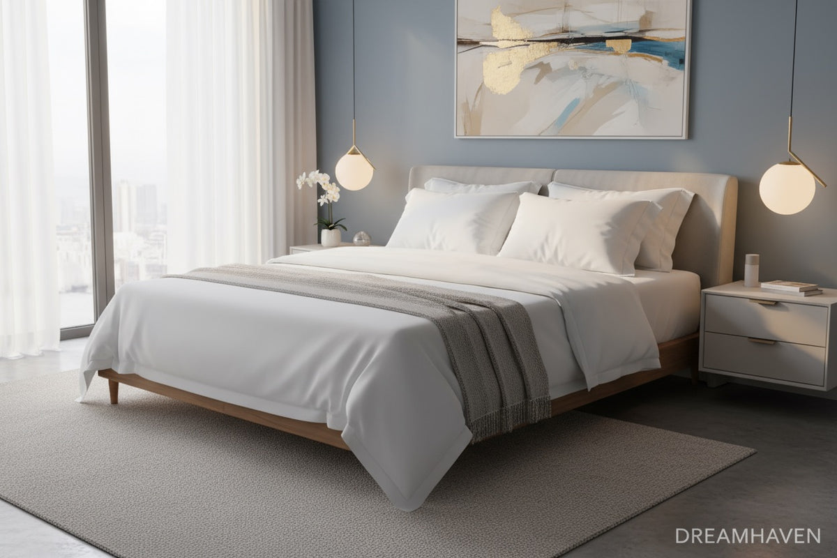 Deep Hybrid Mattress - Memory Foam & Open Coil Support with Soft Fabric Finish