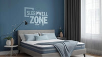 Deep Hybrid Mattress - Memory Foam & Open Coil Support with Soft Fabric Finish